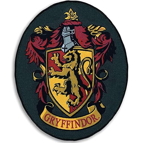 Tapis Harry Potter noir/bordeaux/jaune 78x100 cm