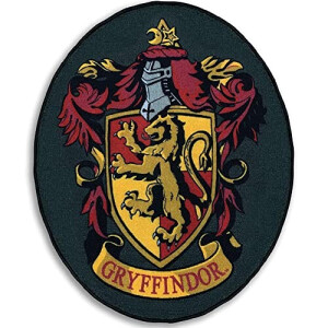 Tapis Harry Potter noir/bordeaux/jaune 78x100 cm