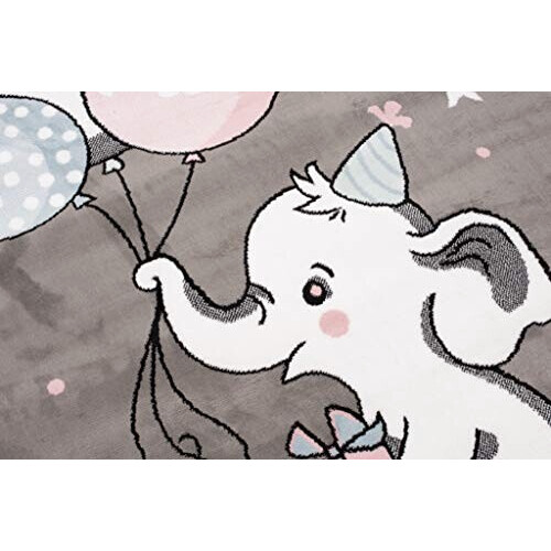 Tapis Dumbo gris blanc bleu 120x170 cm variant 1 