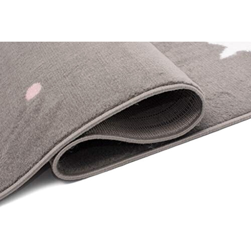 Tapis Dumbo gris blanc bleu 120x170 cm variant 3 