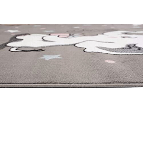 Tapis Dumbo gris blanc bleu 120x170 cm variant 4 