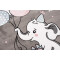 Tapis Dumbo gris blanc bleu 120x170 cm - miniature variant 2