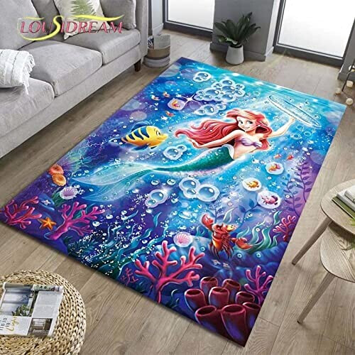 Tapis Ariel - La petite sirène - 120x180 cm