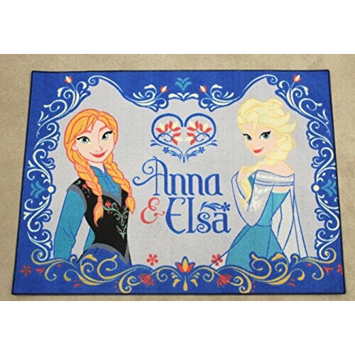 Tapis Anna, Elsa - La reine des neiges - bleu 95x133 cm variant 0 