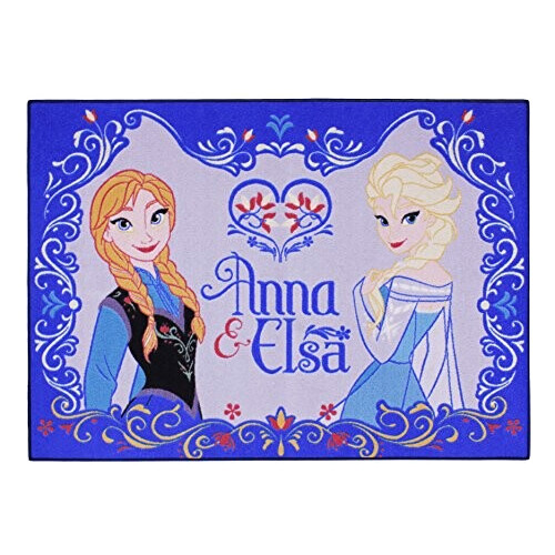 Tapis Anna, Elsa - La reine des neiges - bleu 95x133 cm variant 1 