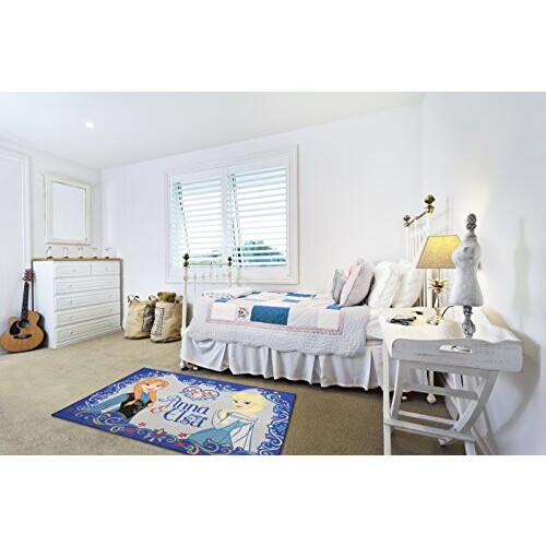 Tapis Anna, Elsa - La reine des neiges - bleu 95x133 cm variant 2 