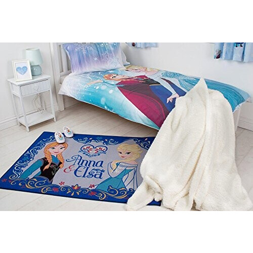 Tapis Anna, Elsa - La reine des neiges - bleu 95x133 cm variant 6 