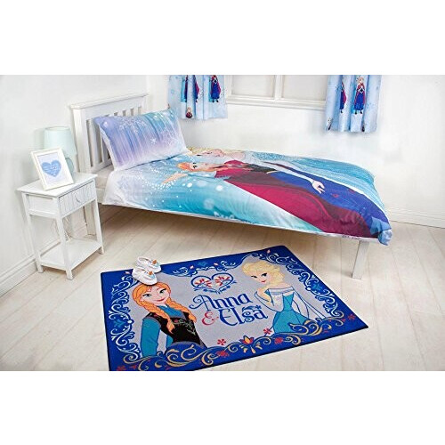 Tapis Anna, Elsa - La reine des neiges - bleu 95x133 cm variant 7 