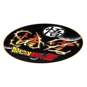 Tapis Dragon Ball noir 100x100 cm