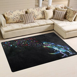 Tapis Dinosaure multicolore 100x150 cm