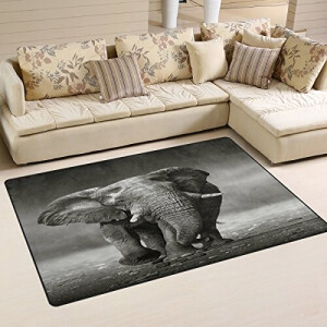 Tapis Éléphant multicolore 100x150 cm