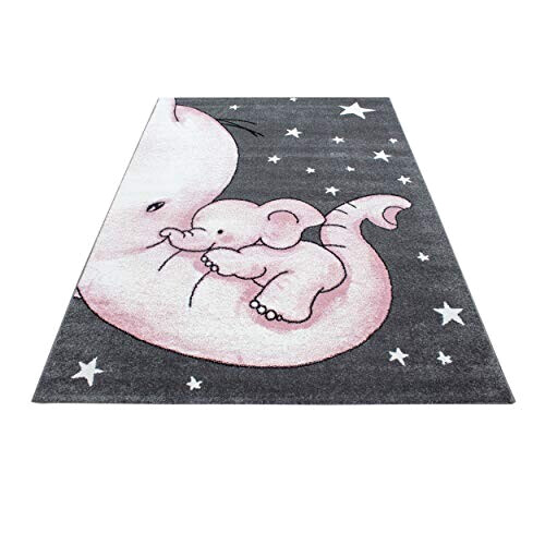 Tapis Éléphant rose rond 80x150 cm variant 5 