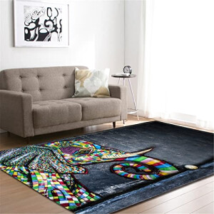 Tapis Éléphant couleuré 40x60 cm