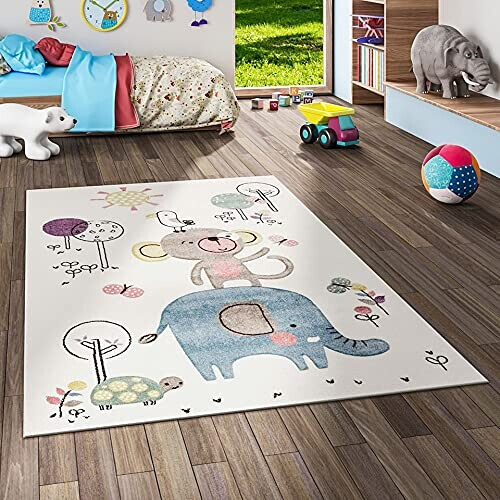 Tapis Éléphant beige 80x150 cm