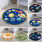 Tapis Escargot blanc rond 80 cm - miniature variant 5