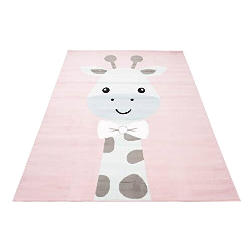 Tapis Girafe rose gris bleu 200x300 cm variant 6 