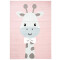 Tapis Girafe rose gris bleu 200x300 cm - miniature variant 1