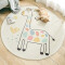 Tapis Girafe rond 120x120 cm - miniature variant 1