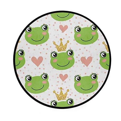 Tapis Grenouille multicolore rond 92x92 cm variant 0 