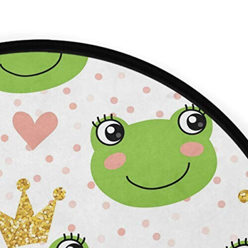 Tapis Grenouille multicolore rond 92x92 cm variant 2 