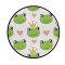 Tapis Grenouille multicolore rond 92x92 cm - miniature variant 1