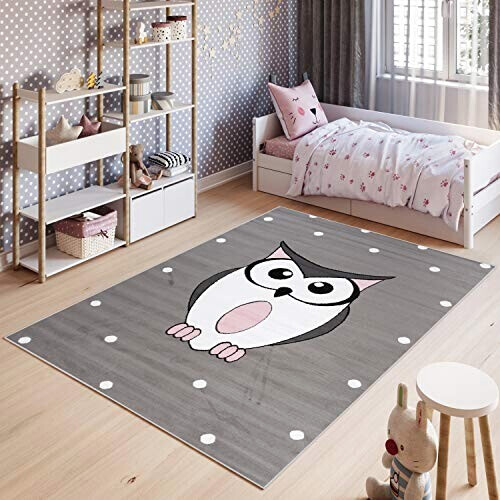 Tapis Hibou gris 80x150 cm variant 5 