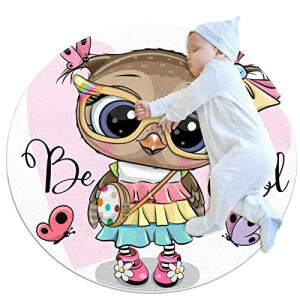 Tapis Hibou couleur 100 cm