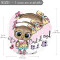 Tapis Hibou couleur 100 cm - miniature variant 1