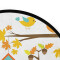 Tapis Hibou multicolore rond 92x92 cm - miniature variant 3