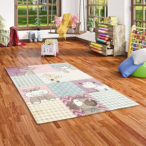 Tapis Lapin mehrfarbig 80x150 cm