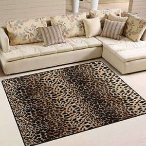 Tapis Léopard multicolore 203x147.3 cm