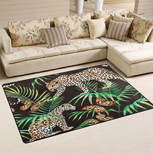 Tapis Léopard multicolore 50x80 cm