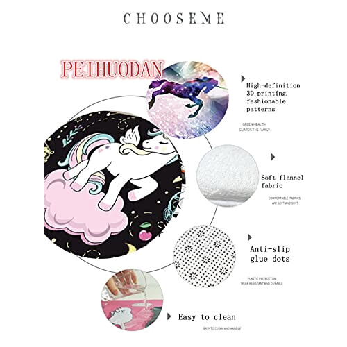 Tapis Licorne rose 100x150 cm variant 0 