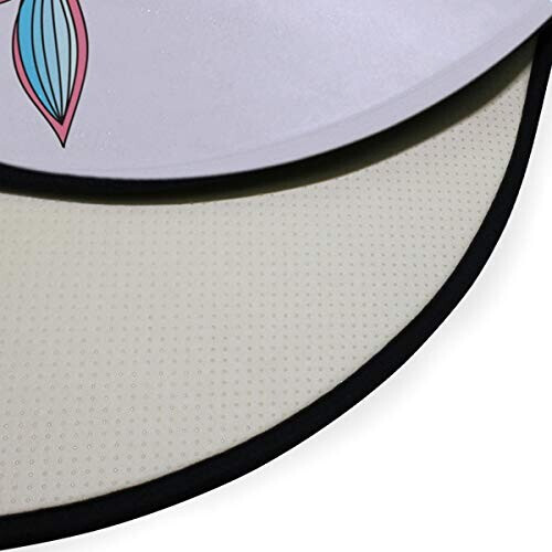 Tapis Licorne multicolore rond 92x92 cm variant 1 