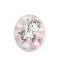 Tapis Licorne rose crème jaune violet turquoise gris 80 cm - miniature variant 1