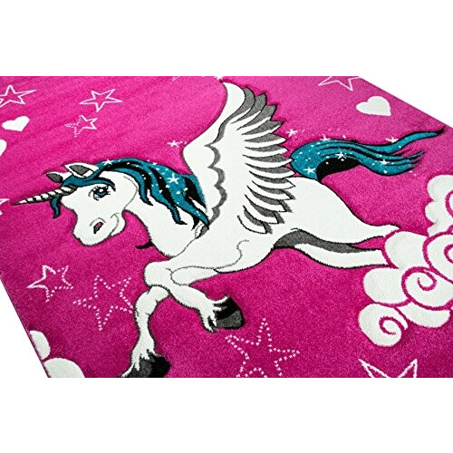 Tapis Licorne rose 140x200 cm variant 1 