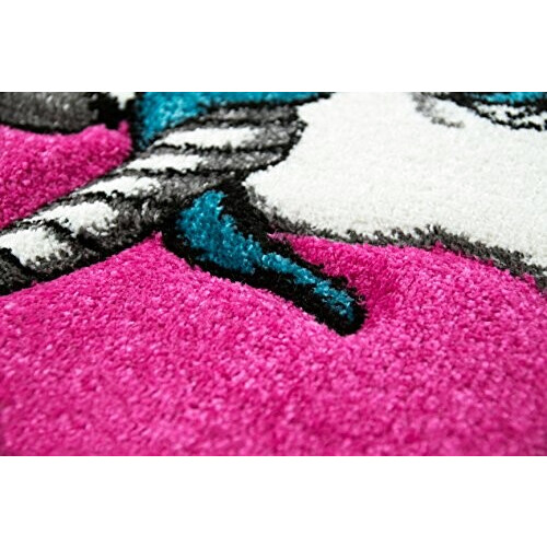Tapis Licorne rose 140x200 cm variant 2 