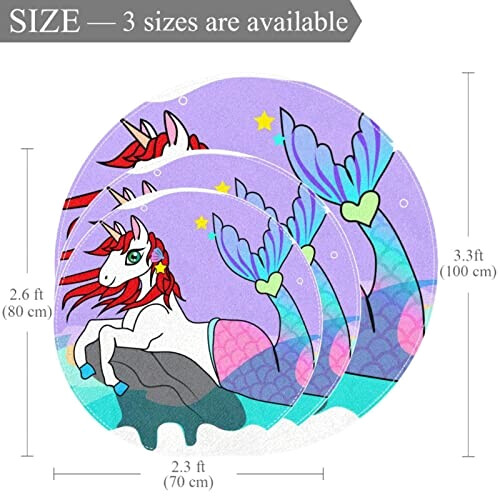 Tapis Licorne couleur 70 cm variant 0 
