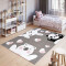 Tapis Ours gris blanc 80x150 cm - miniature variant 6