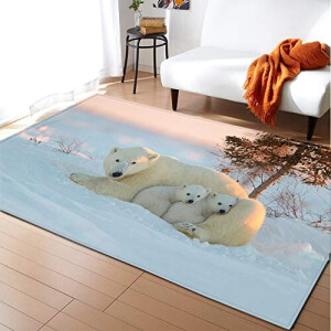 Tapis Ours polaire 50x80 cm