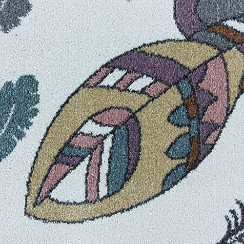 Tapis Ours violette rond 120 cm variant 3 
