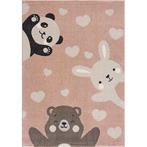 Tapis Ours rose clair/beige 80x150 cm variant 1 
