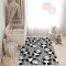 Tapis Panda gris blanc 80x150 cm - miniature