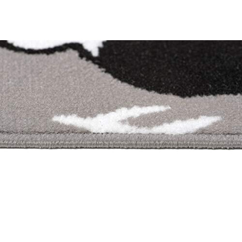 Tapis Panda gris blanc 80x150 cm variant 4 