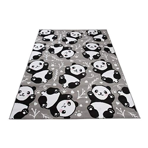 Tapis Panda gris blanc 80x150 cm variant 6 
