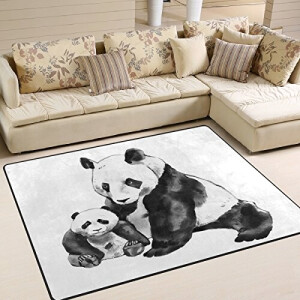 Tapis Panda multicolore 160x122 cm