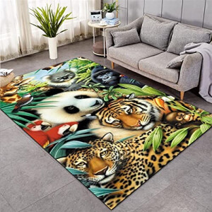 Tapis Panda multi 60x90 cm