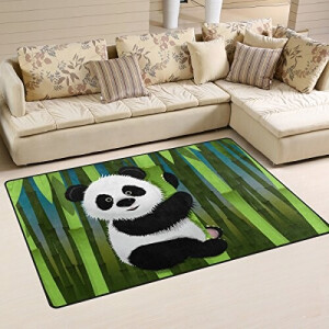 Tapis Panda multicolore 78.7x50.8 cm
