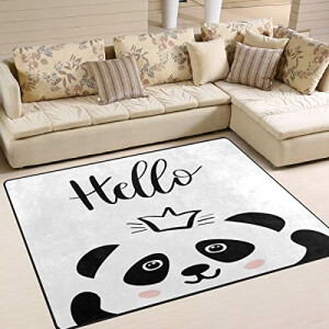 Tapis Panda multicolore 160x122 cm