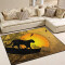 Tapis Panthère multicolore 160x122 cm - miniature